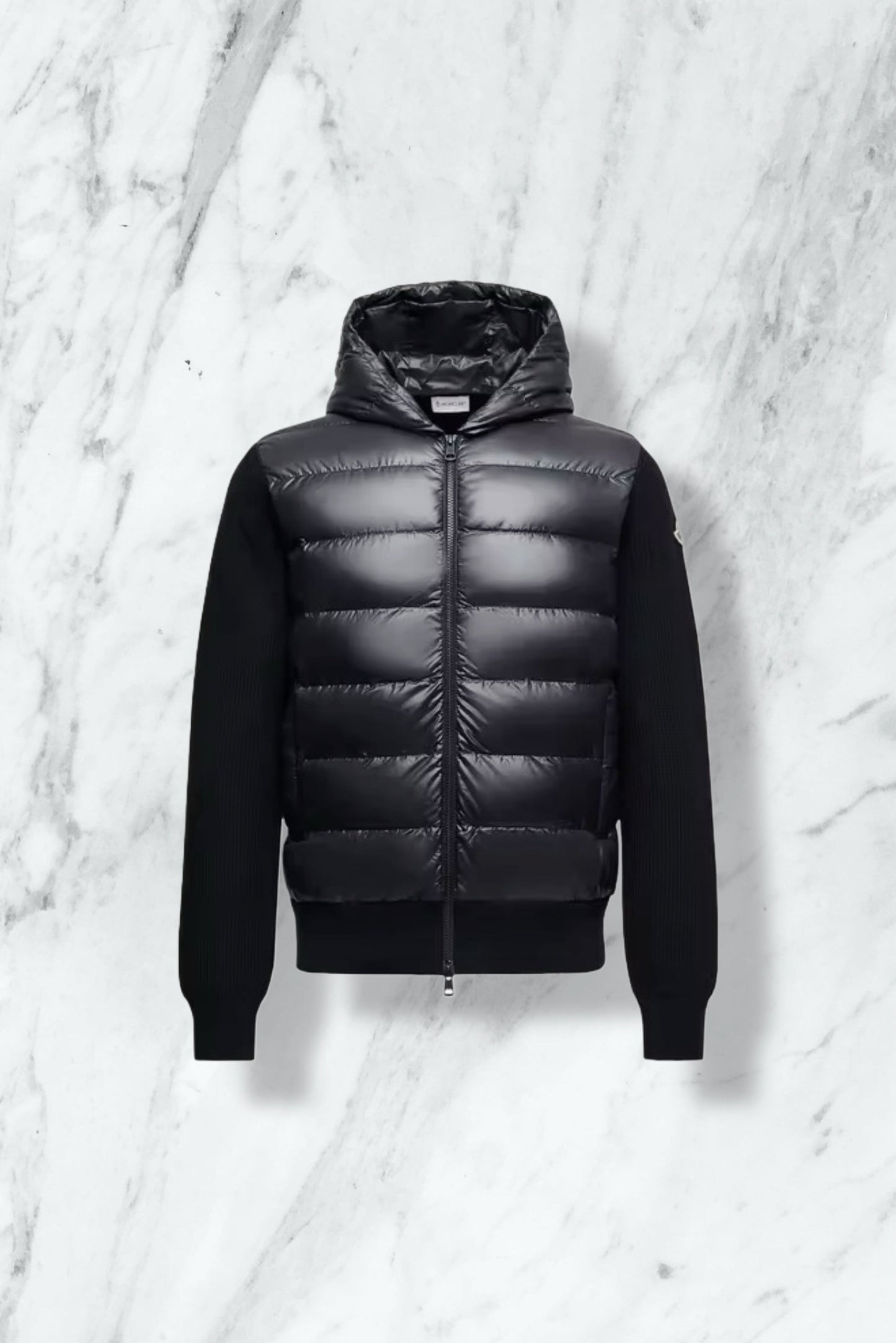 Cardigan Moncler - zippé matelassé en laine