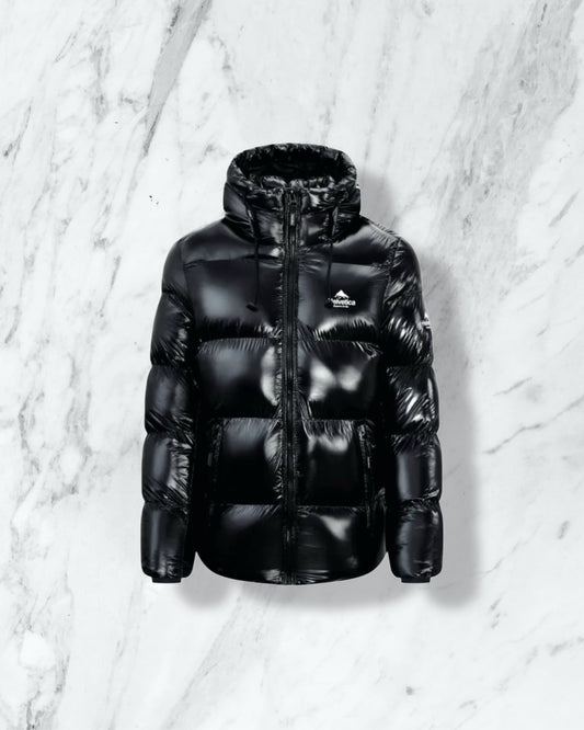 Doudoune Helvetica - Noir Brillant