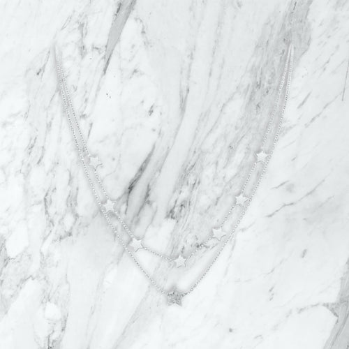 Collier Swarovski - argent