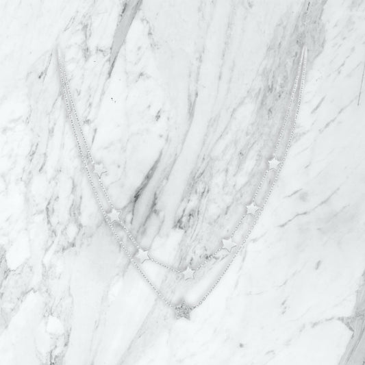 Collier Swarovski - argent