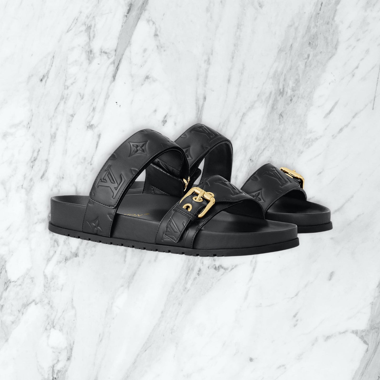 Claquette Louis Vuitton - noir