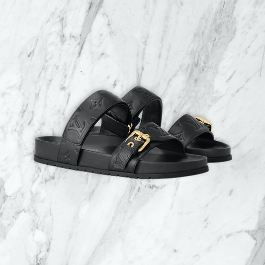 Claquette Louis Vuitton - noir