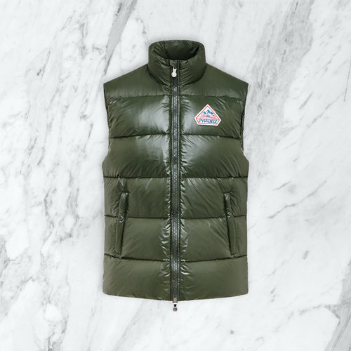 Doudoune sans manche Pyrenex - vert kaki