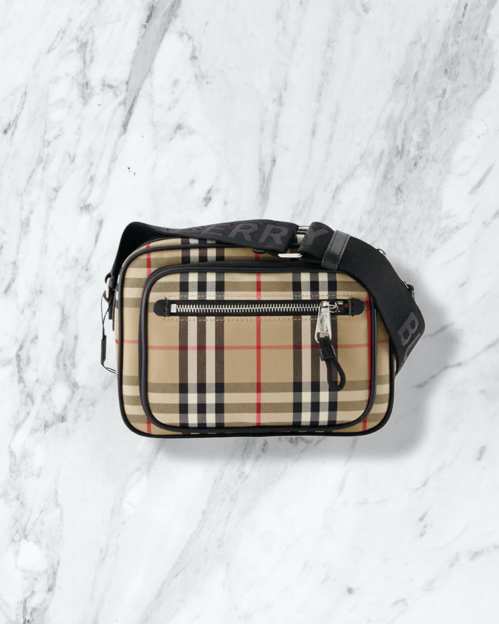 Sacoche Burberry - Marron Clair