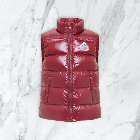 Doudoune sans manche Pyrenex - rouge bordeaux