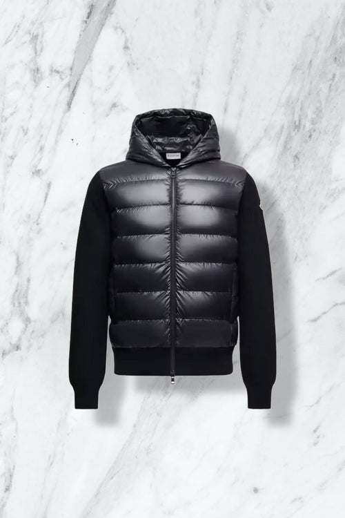 Cardigan Moncler - zippé matelassé en laine